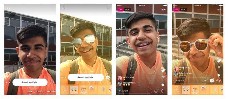 how to have filters on instagram video call